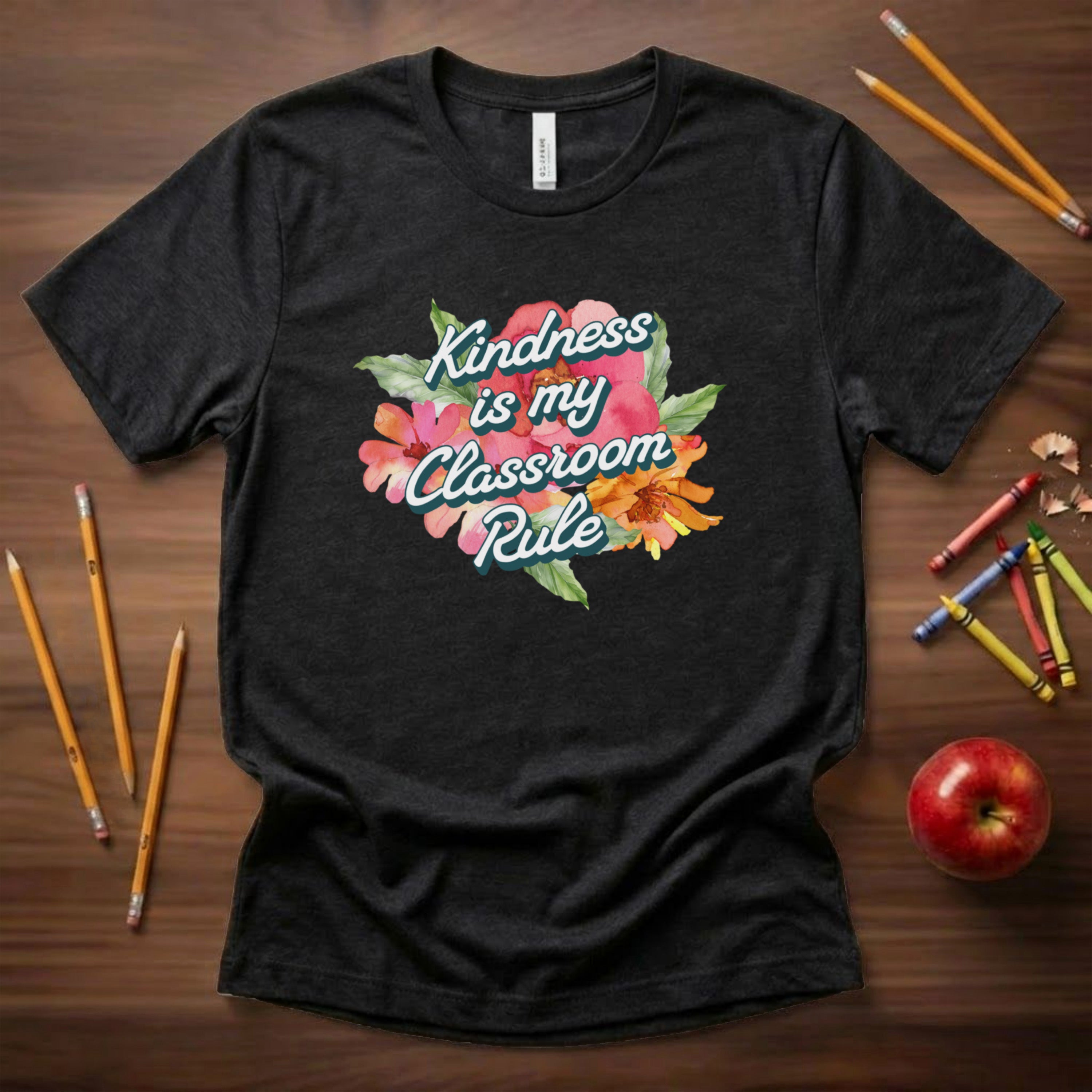 Kindness is my Classroom Rule Shirt | Positive Teacher Tee | Bella Canvas 3001