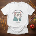 Twas the Teacher Era M'Lord Shirt | Funny Opossum Teacher Meme Tee | Bella Canvas 3001