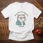 Twas the Teacher Era M'Lord Shirt | Funny Opossum Teacher Meme Tee | Bella Canvas 3001