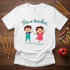 I Teach Tiny Humans Shirt | Cute Preschool & Kindergarten Teacher Tee | Early Childhood Teacher Gift | Bella Canvas 3001