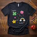 Delighted to Be Your Teacher Shirt | Cute Rainbow Teacher Gift | Elementary Teacher Tee | Bella Canvas 3001