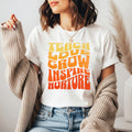 Teach Love Grow Inspire Nurture Teacher Shirt | Retro Groovy Teacher Tee | Bella Canvas 3001