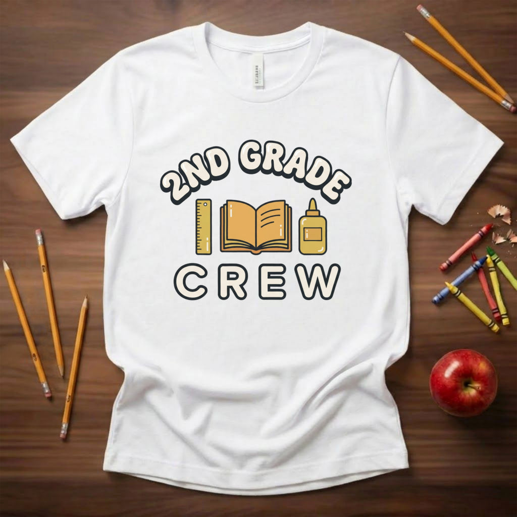 2nd Grade Crew Shirt | Cute Second Grade Teacher Shirt | Teacher Team Gift