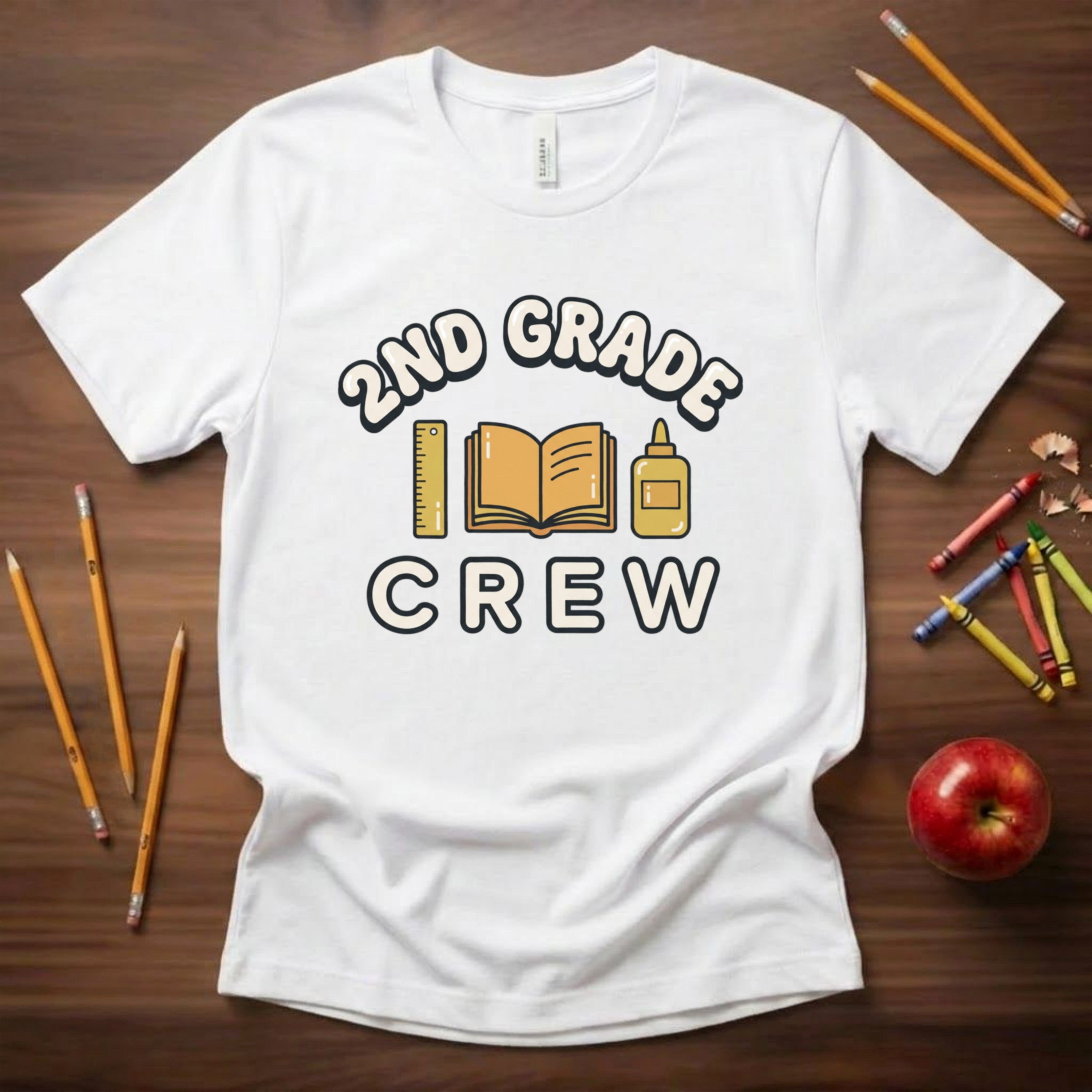 2nd Grade Crew Shirt | Cute Second Grade Teacher Shirt | Teacher Team Gift