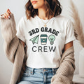 3rd Grade Crew Shirt | Retro Third Grade Teacher Tee | Cute Teacher Coffee Shirt | Bella Canvas 3001