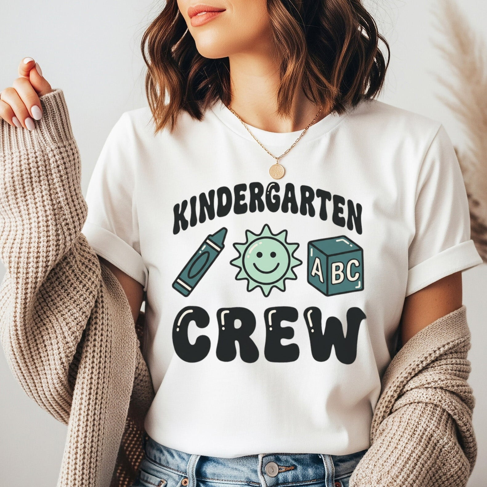 Kindergarten Crew Shirt | Cute Kindergarten Teacher Shirt | Teacher Team Gift