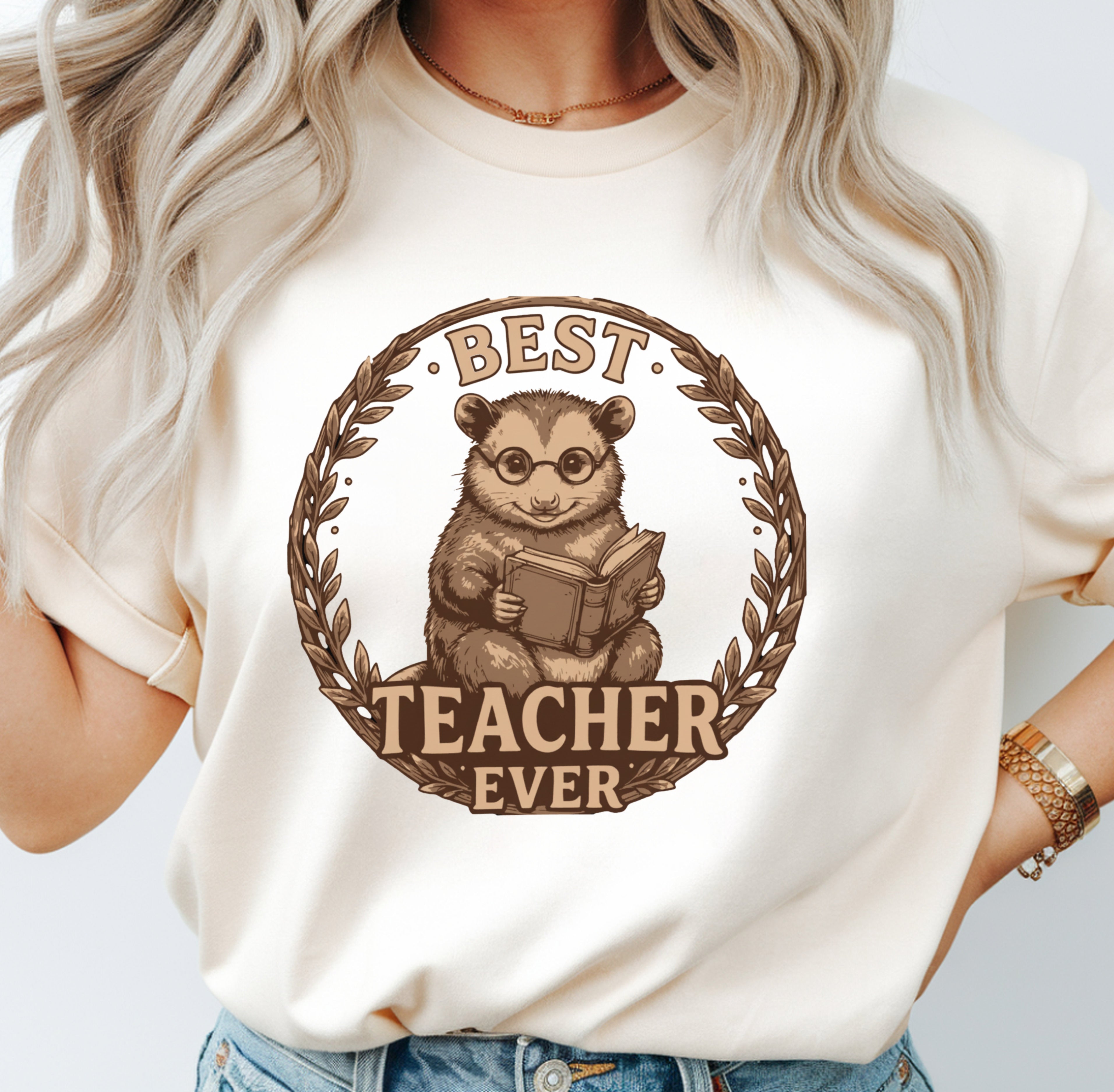 Best Teacher Ever | Teacher Appreciation Shirt | Premium Comfort Colors 1717 Vintage Tee