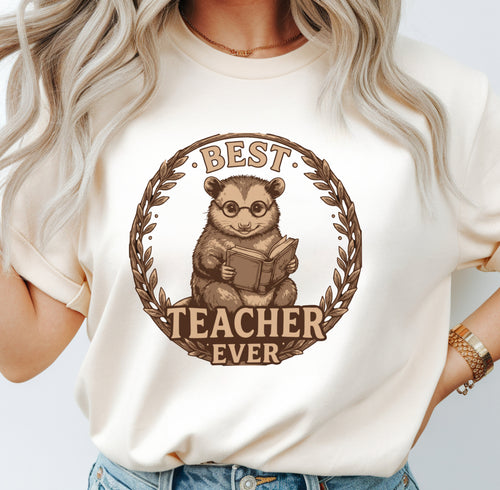 Best Teacher Ever | Teacher Appreciation Shirt | Premium Comfort Colors 1717 Vintage Tee