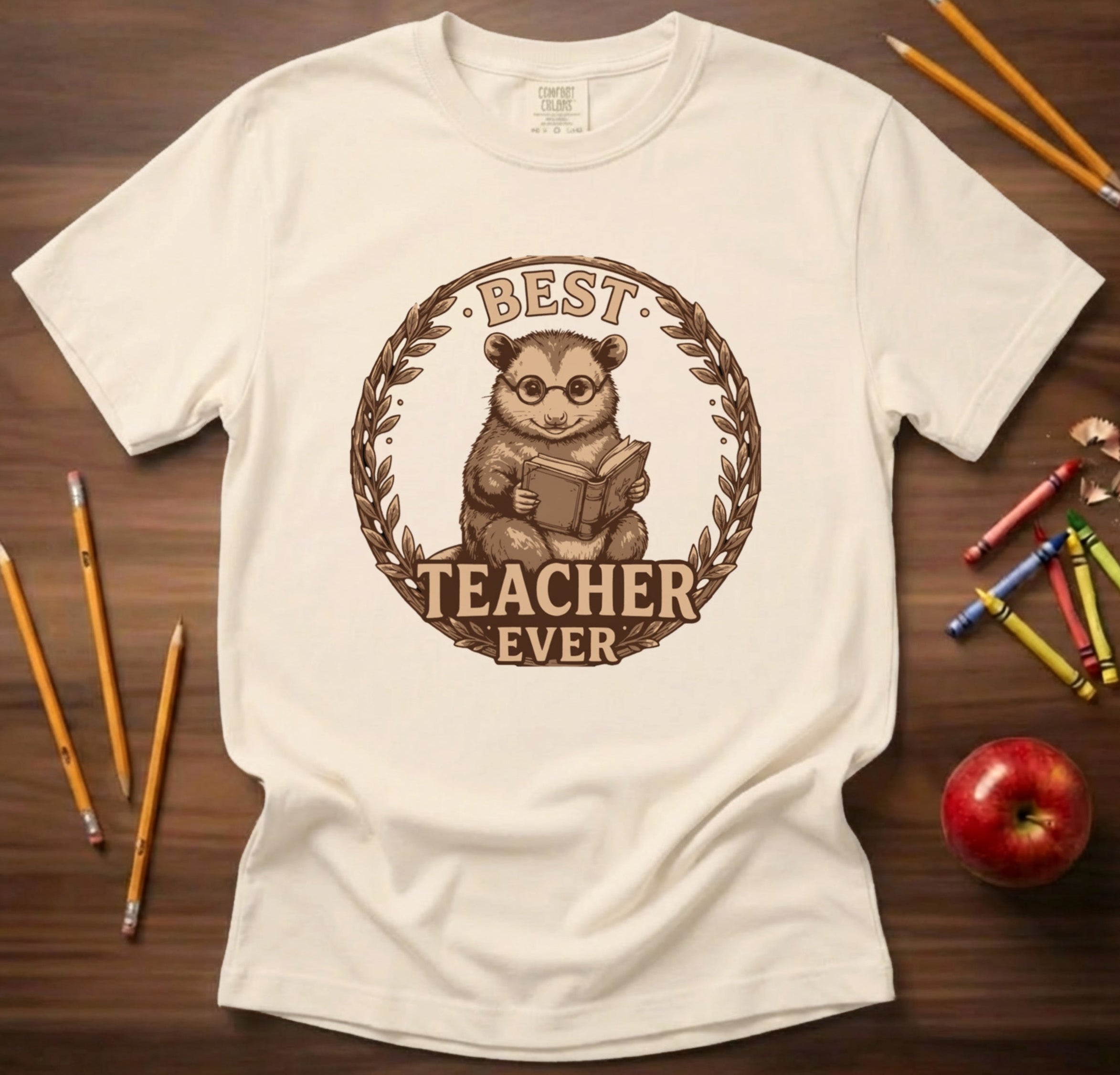 Best Teacher Ever | Teacher Appreciation Shirt | Premium Comfort Colors 1717 Vintage Tee