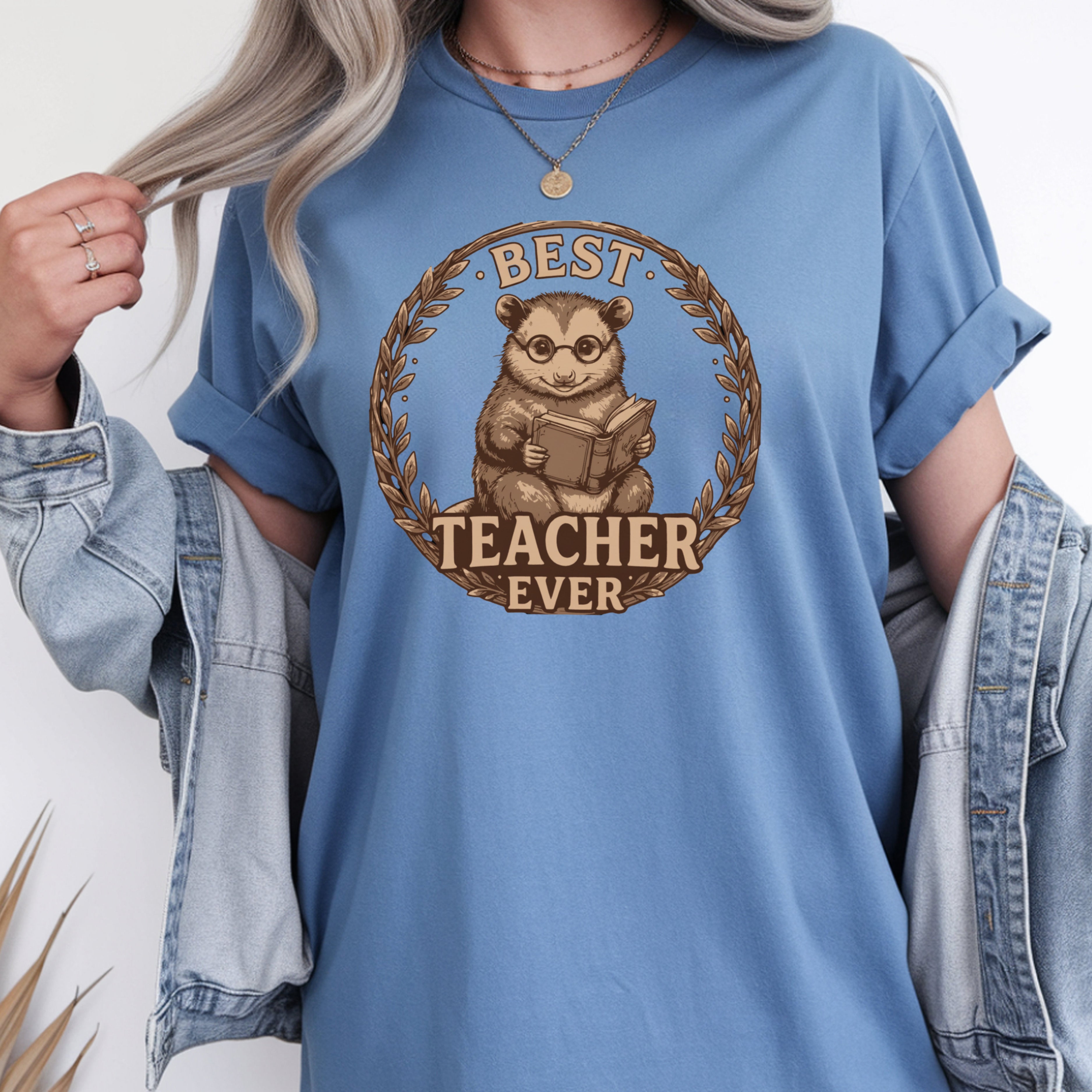 Best Teacher Ever | Teacher Appreciation Shirt | Premium Comfort Colors 1717 Vintage Tee
