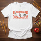 Shenanigans Coordinator Teacher Shirt | Retro Cartoon Classroom Tee | Funny Teacher Gift