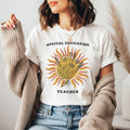 Special Education Teacher Sun Shirt | Retro SPED Sunshine Tee | Bella Canvas 3001
