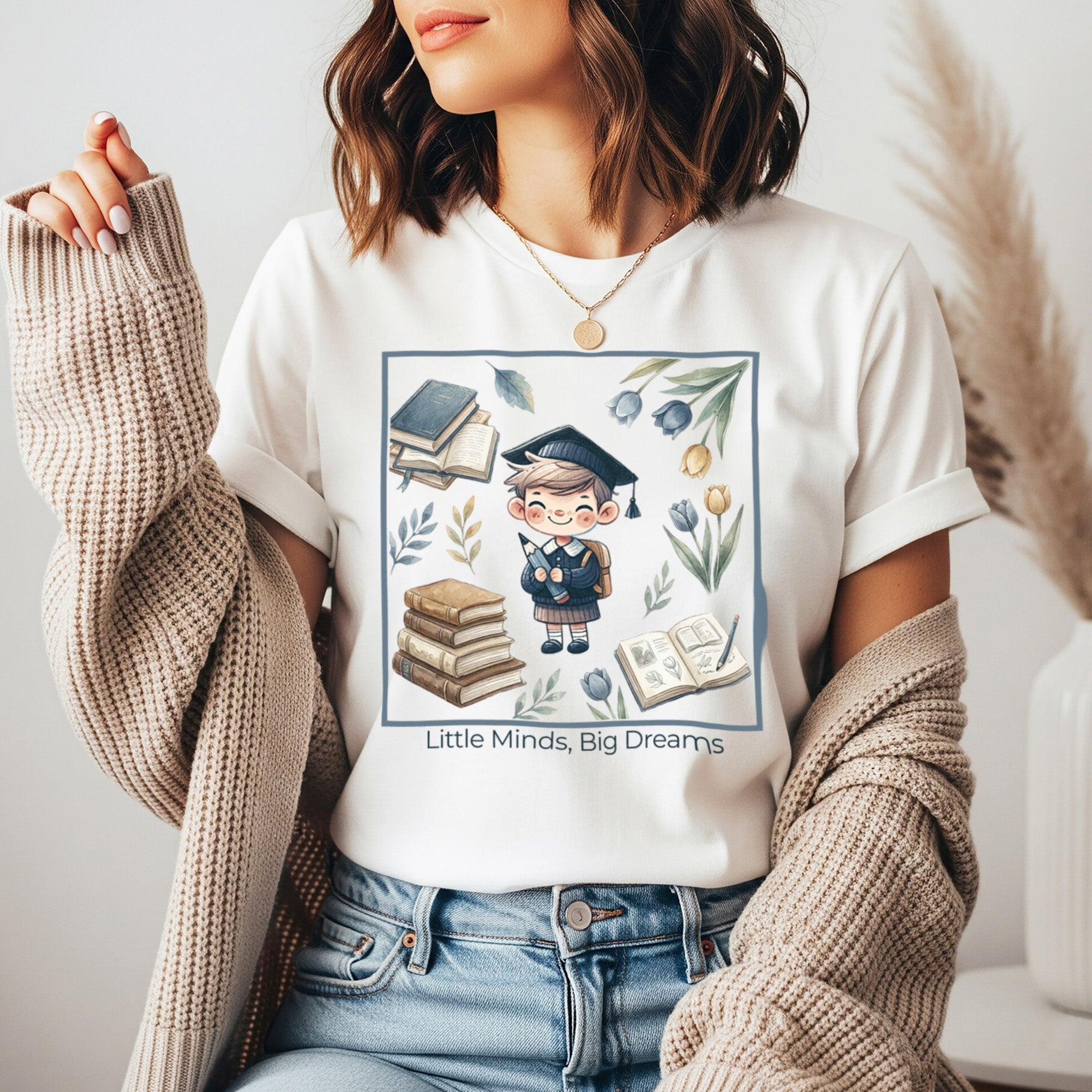 Little Minds Big Dreams Shirt | Preschool & Kindergarten Graduation Tee | Bella Canvas 3001