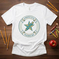 Currently in My Teacher Era Shirt | Vintage Pencil Badge Tee | Bella Canvas 3001