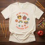 In My Joyful Teacher Era Shirt | Retro Smiley Teacher Tee | Bella Canvas 3001