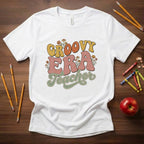 Groovy Era Teacher Shirt | Retro Floral Teacher Tee | Bella Canvas 3001