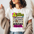 A Is for Audacity Teacher Shirt | Funny Teacher Humor Tee | Teacher Gift Idea