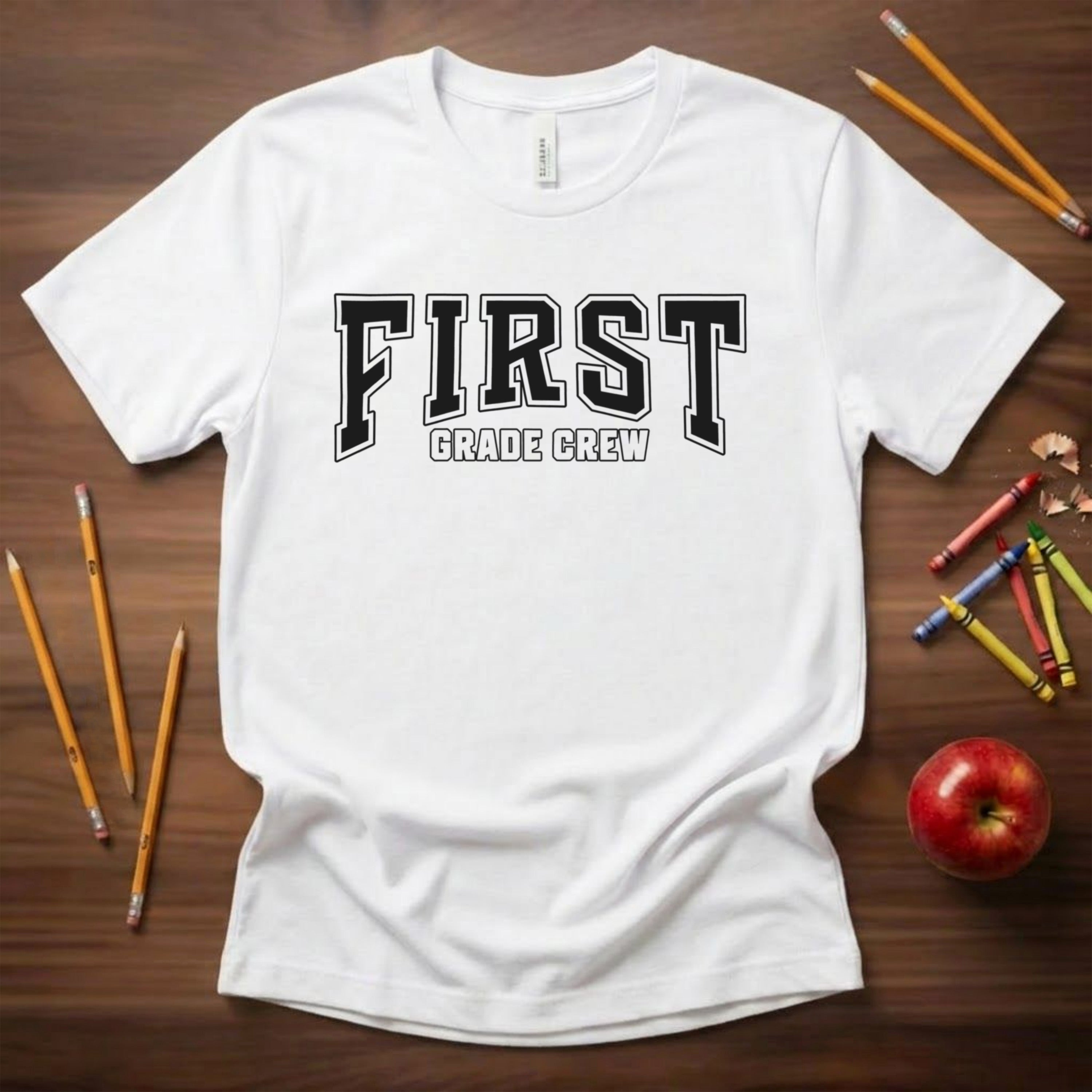 First Grade Crew Shirt | Cute First Grade Teacher Shirt | Teacher Team Gift