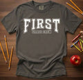 First Grade Crew Shirt | Varsity Style Grade Level Team Tee | Premium Teacher Tee