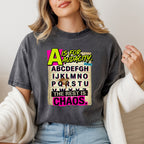 A Is for Audacity Teacher Shirt | The Rest Is Chaos Tee