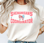 Shenanigans Coordinator Teacher Shirt | Retro Cartoon Classroom Tee | Funny Teacher Gift