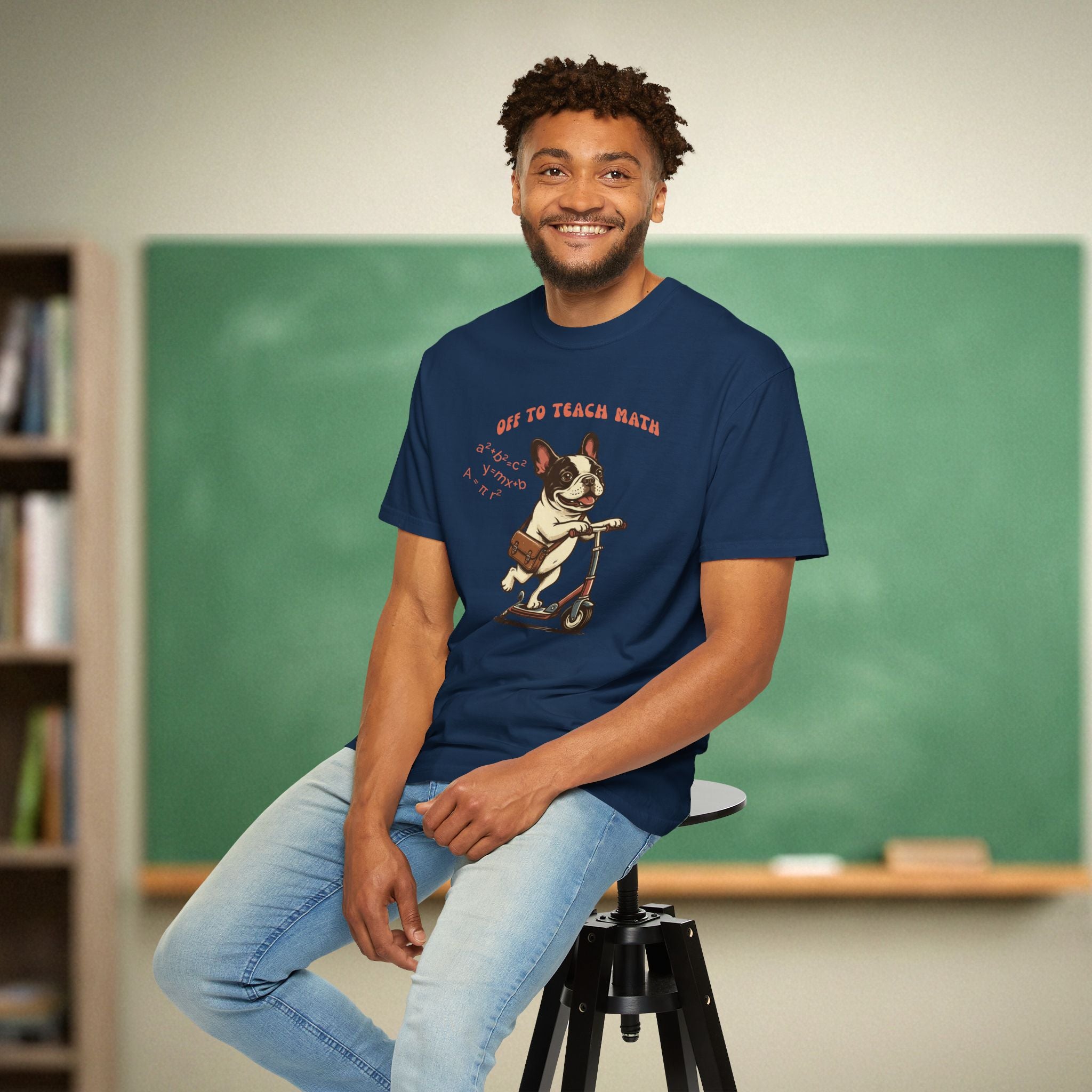 Off to Teach Math | Math Teacher Shirt | Premium Comfort Colors 1717 Vintage Tee