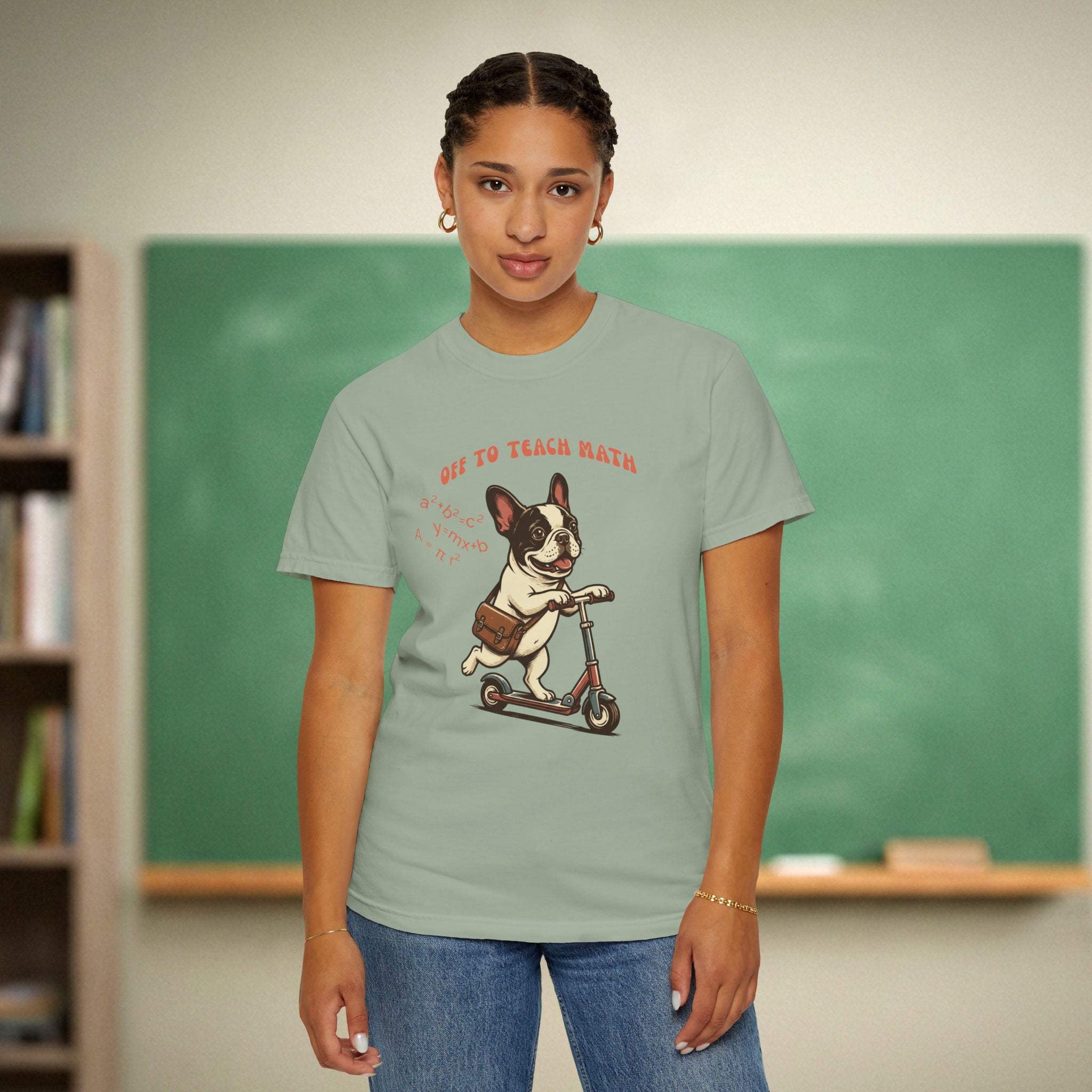 Off to Teach Math | Math Teacher Shirt | Premium Comfort Colors 1717 Vintage Tee