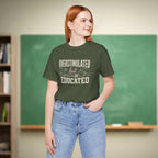 Overstimulated but Educated | Funny Teacher Shirt | Relatable Teacher Gift Tee