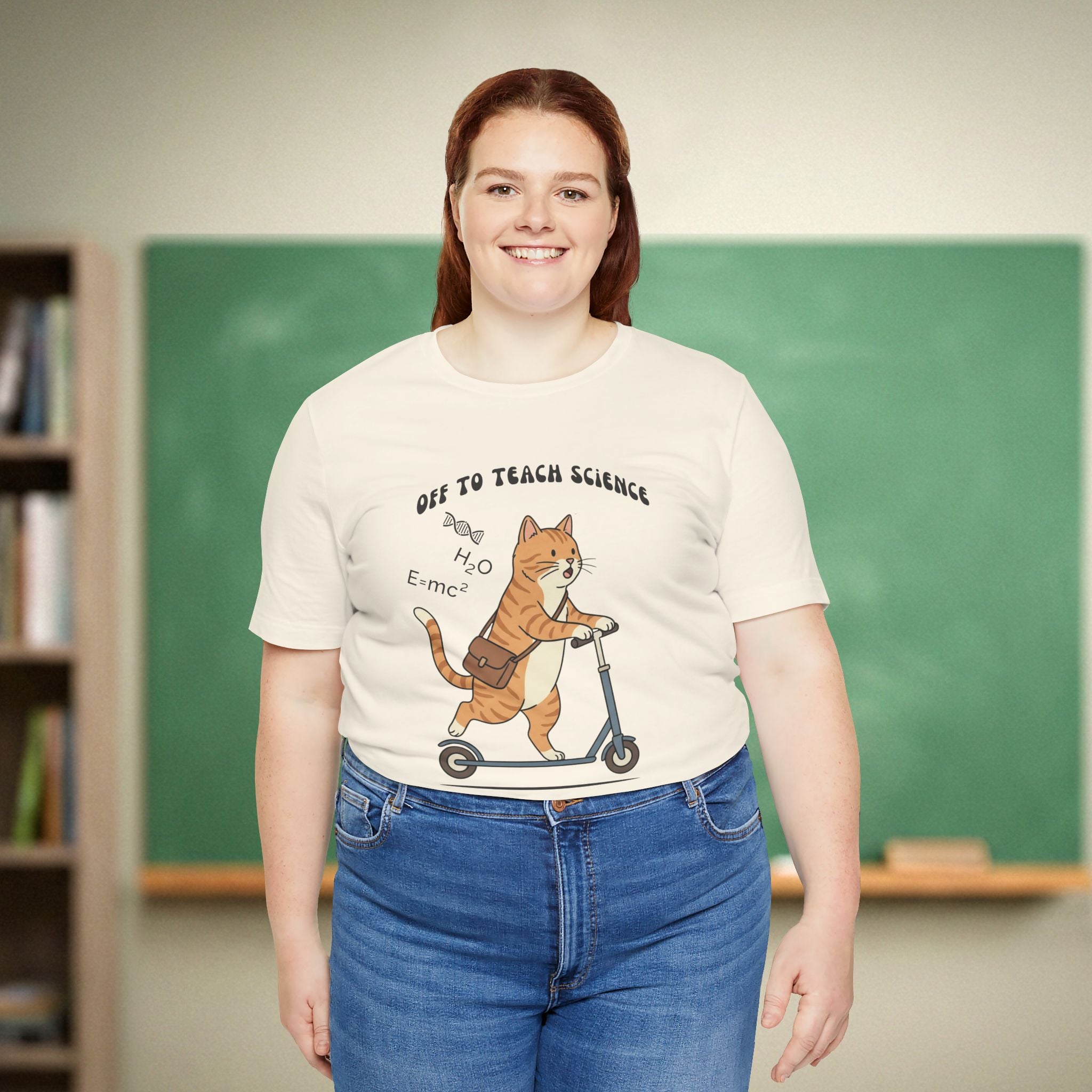 Off to Teach Science | Science Teacher Shirt |  Premium Teacher Tee