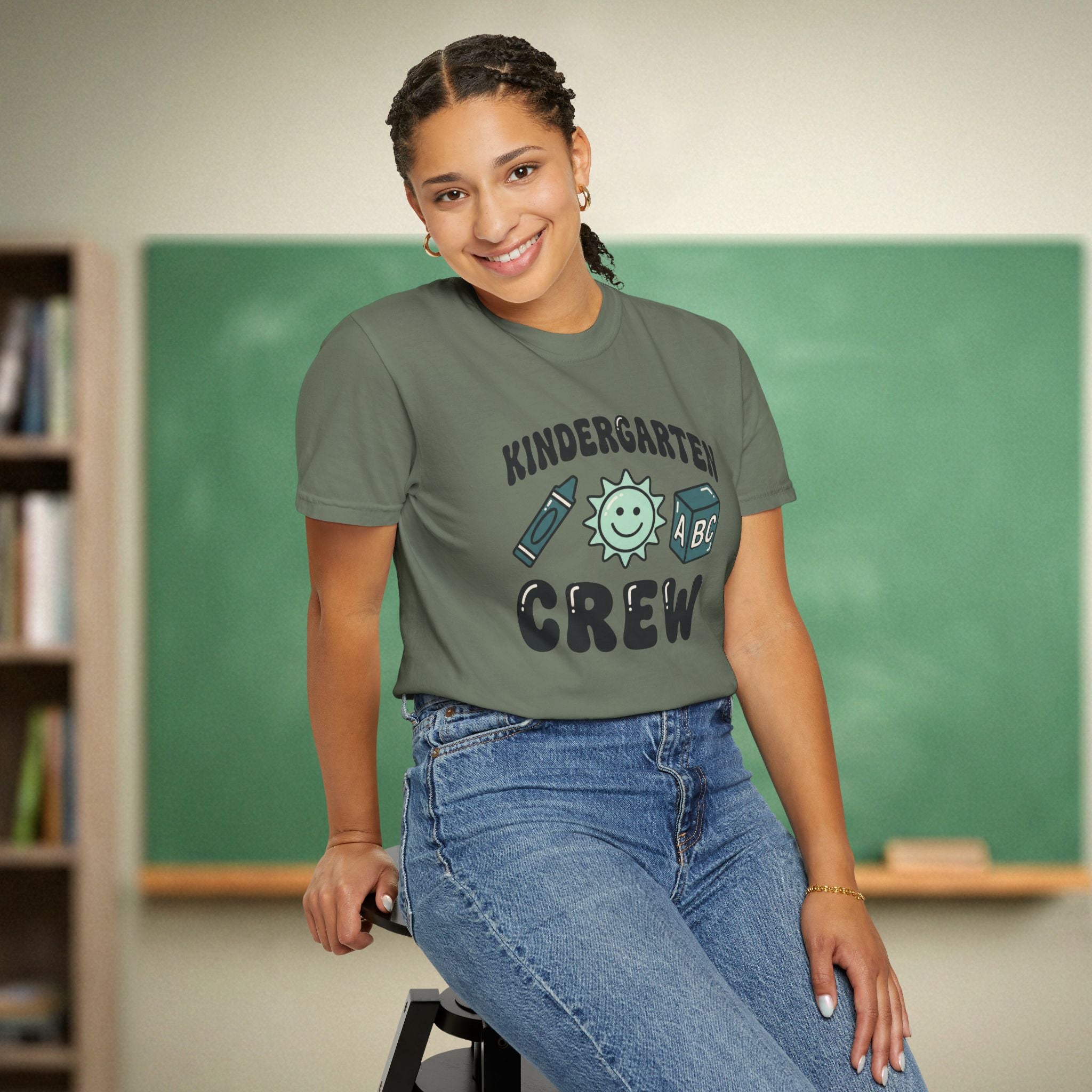 Kindergarten Crew Shirt | Premium Comfort Colors 1717 Tee