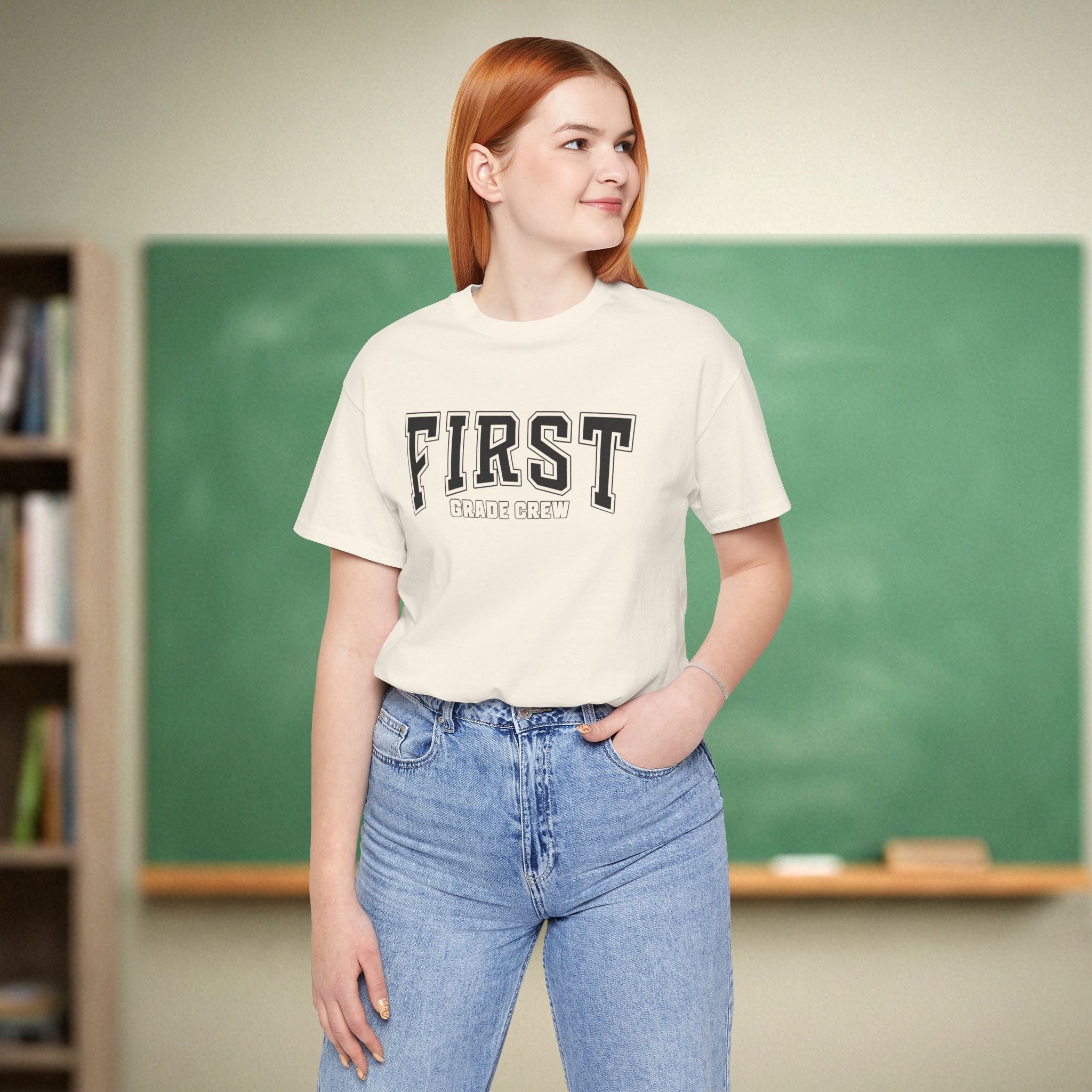 First Grade Crew Shirt | Cute First Grade Teacher Shirt | Teacher Team Gift