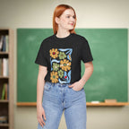 Teach Love Grow Inspire Floral Shirt | Retro Groovy Teacher Garden Tee | Aesthetic Teacher Gift | Bella Canvas 3001