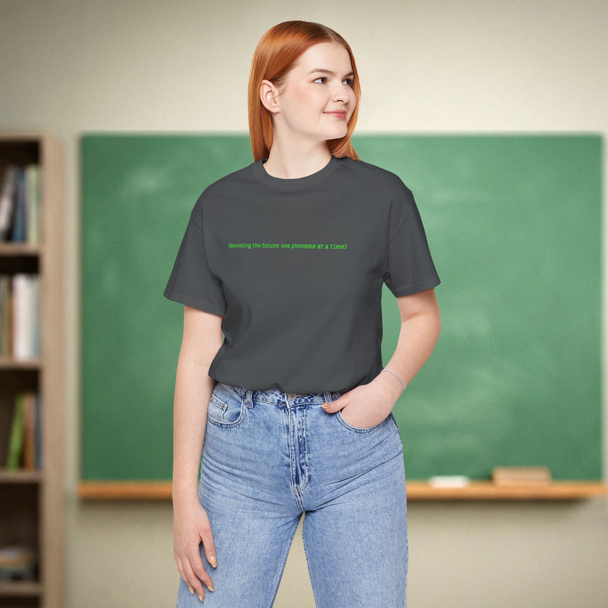 Decoding the Future One Phoneme at a Time Shirt | Reading Teacher Tee | Bella Canvas 3001