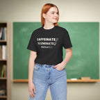 Caffeinate Illuminate Repeat Teacher Shirt | Relatable Teacher Tee