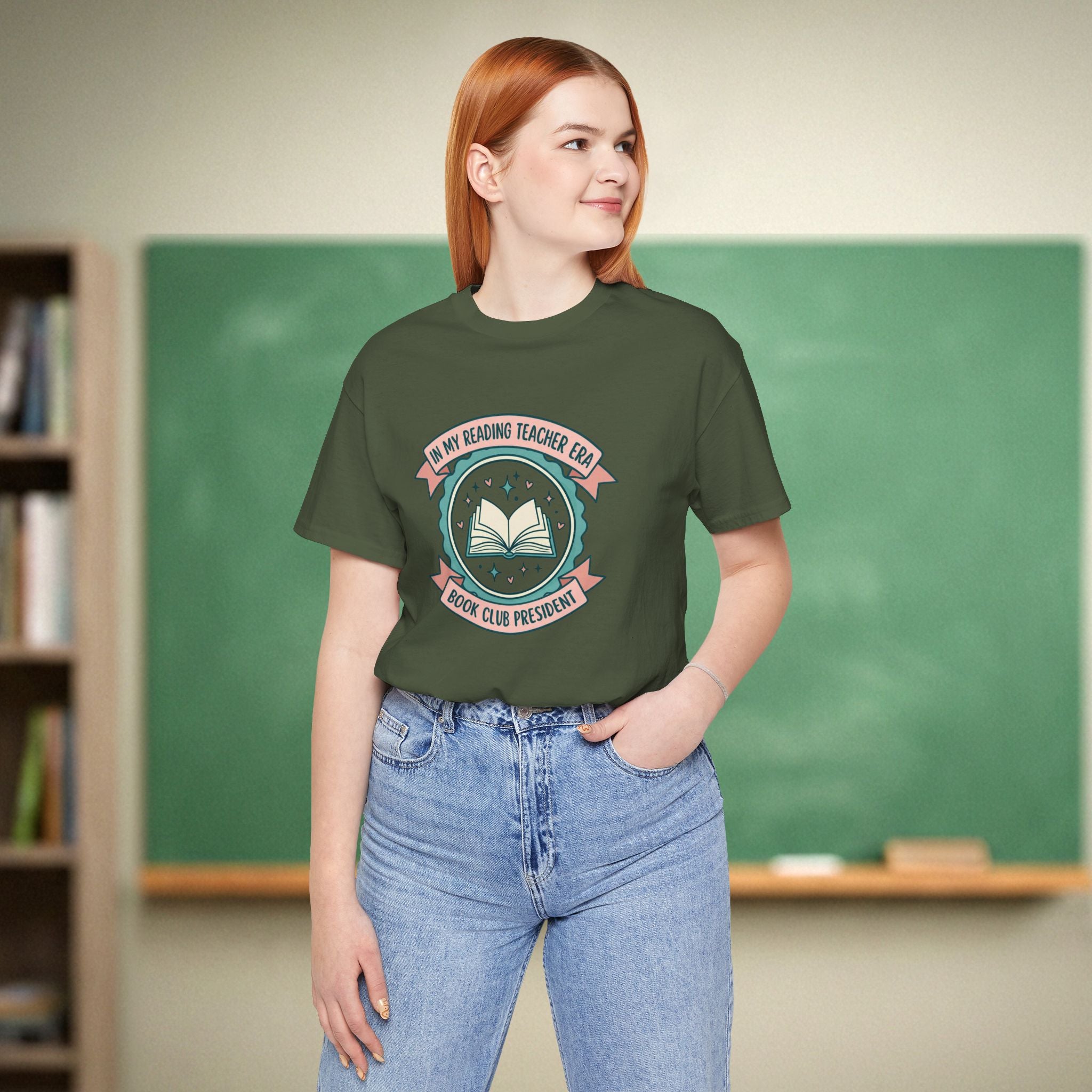 Reading Teacher Era Book Club President | Reading Teacher Shirt | Bella Canvas 3001