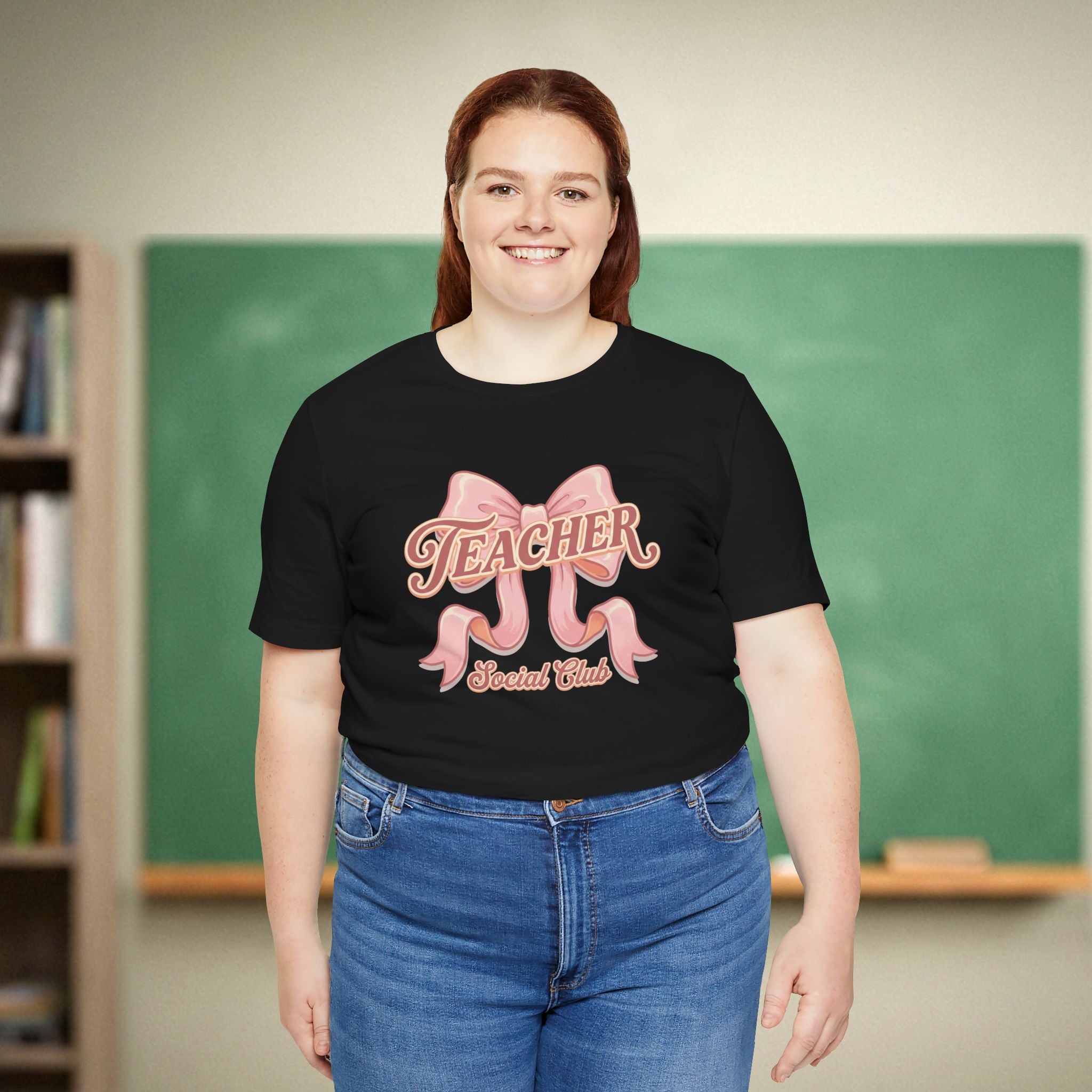Teacher Social Club | Retro Teacher Shirt | Bella Canvas 3001