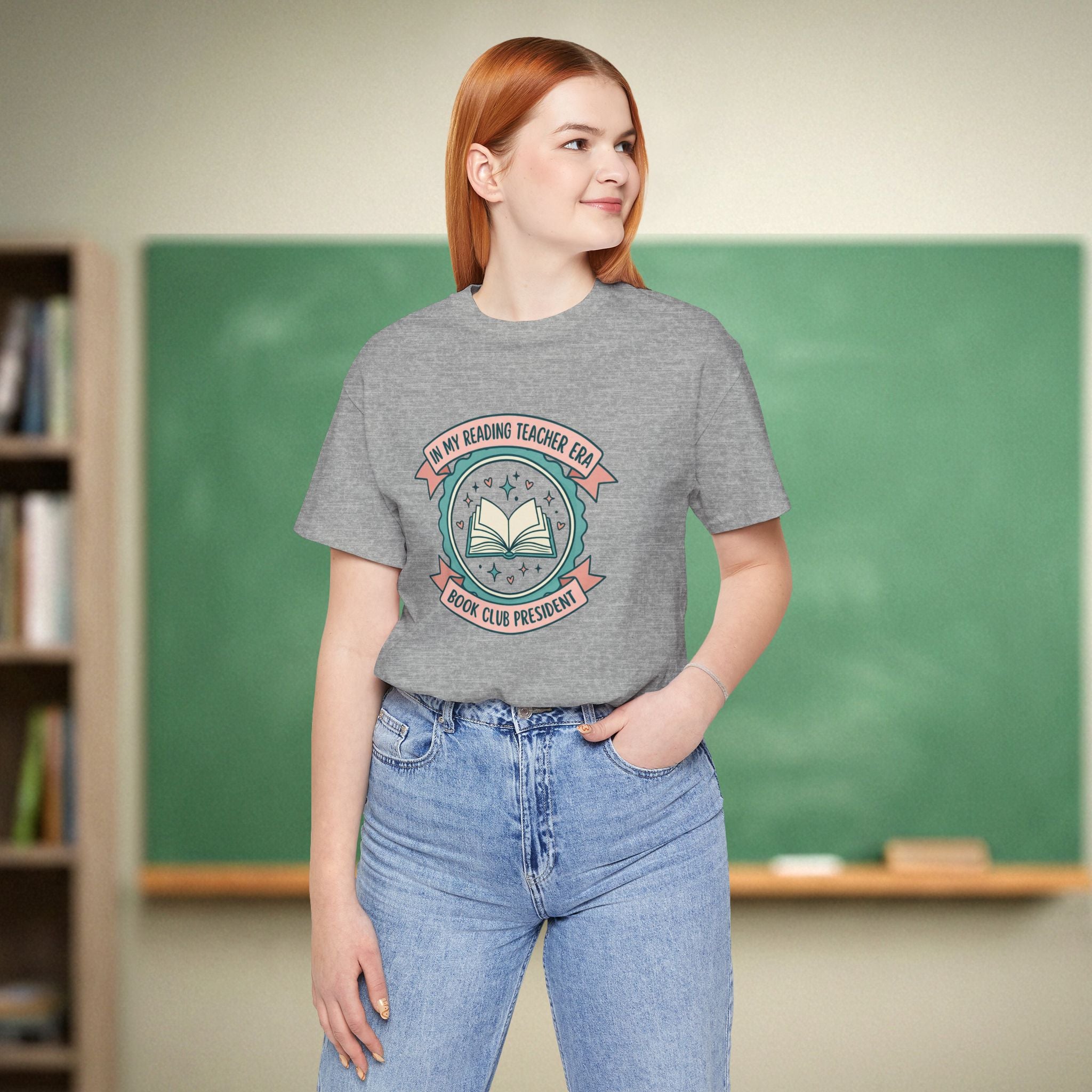 Reading Teacher Era Book Club President | Reading Teacher Shirt | Bella Canvas 3001