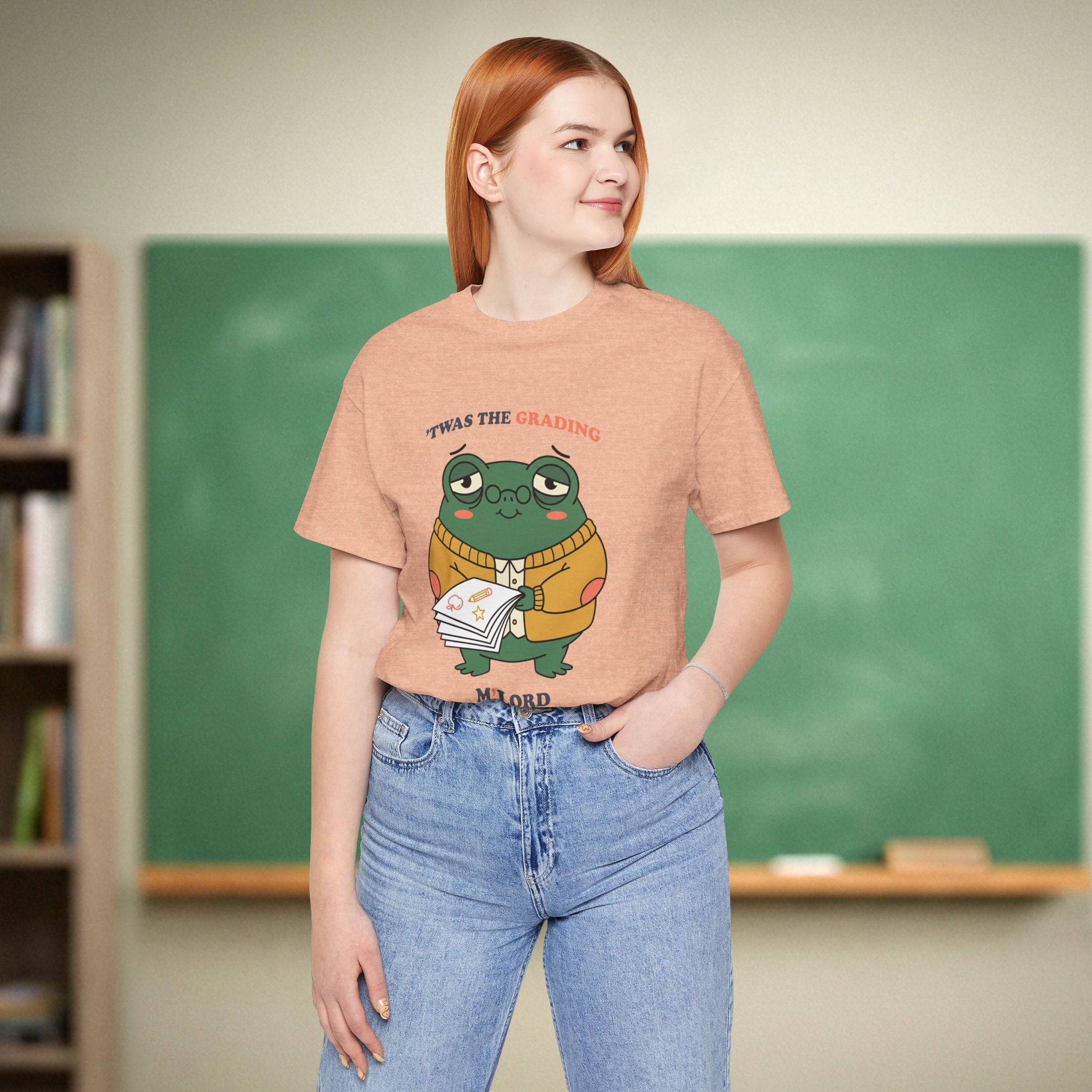 'Twas the Grading M'Lord | Funny Teacher Shirt | Bella Canvas 3001