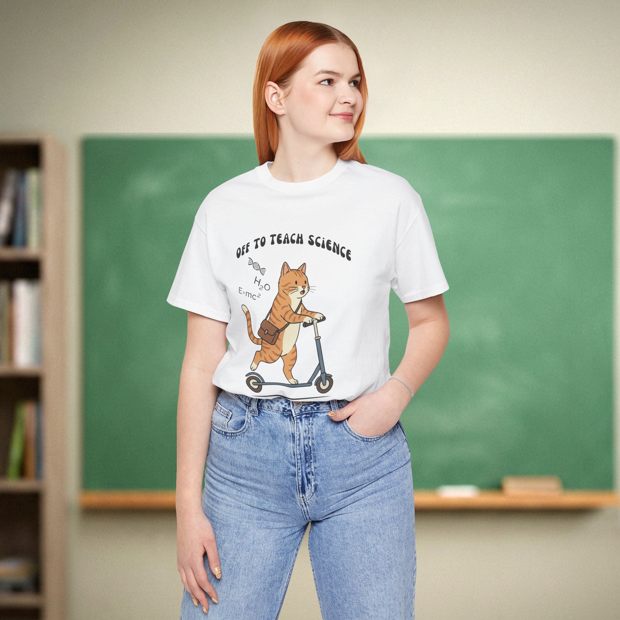 Off to Teach Science | Science Teacher Shirt |  Premium Teacher Tee