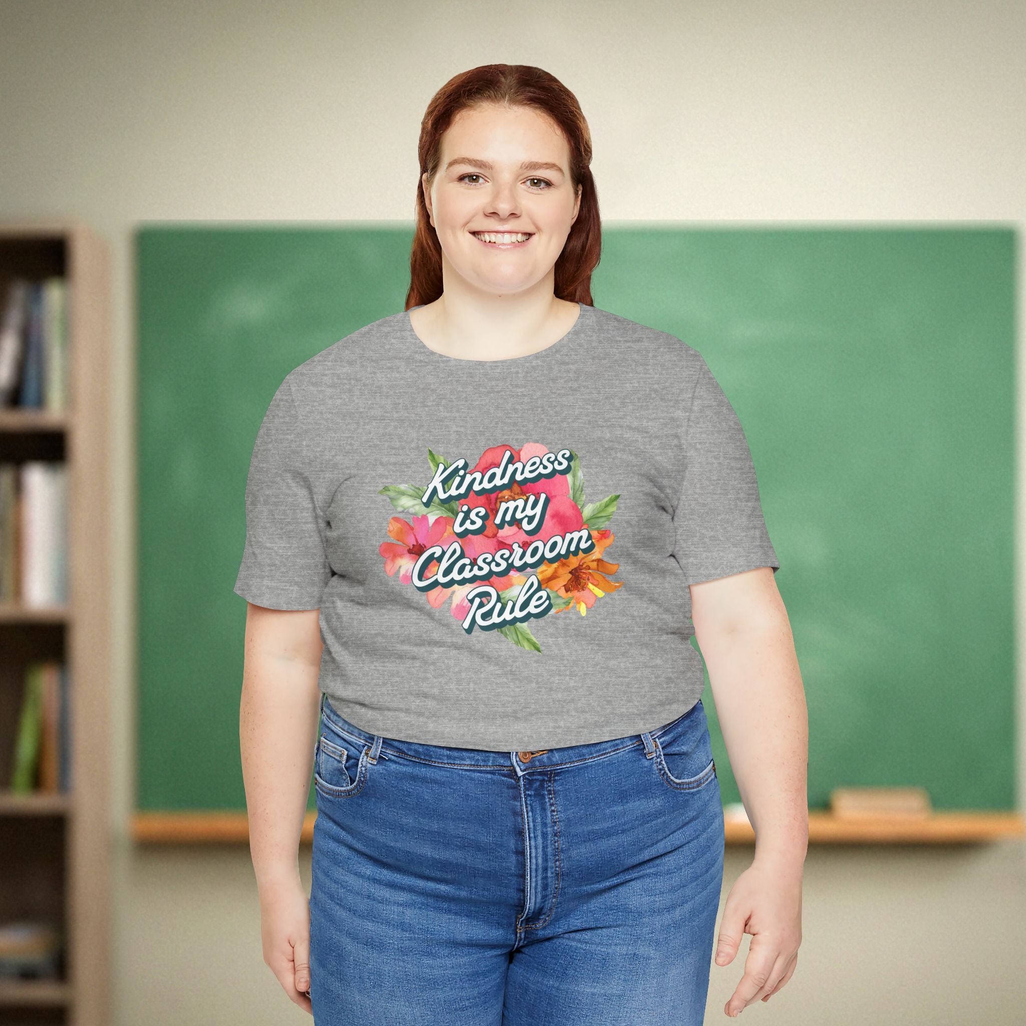 Kindness is my Classroom Rule Shirt | Positive Teacher Tee | Bella Canvas 3001