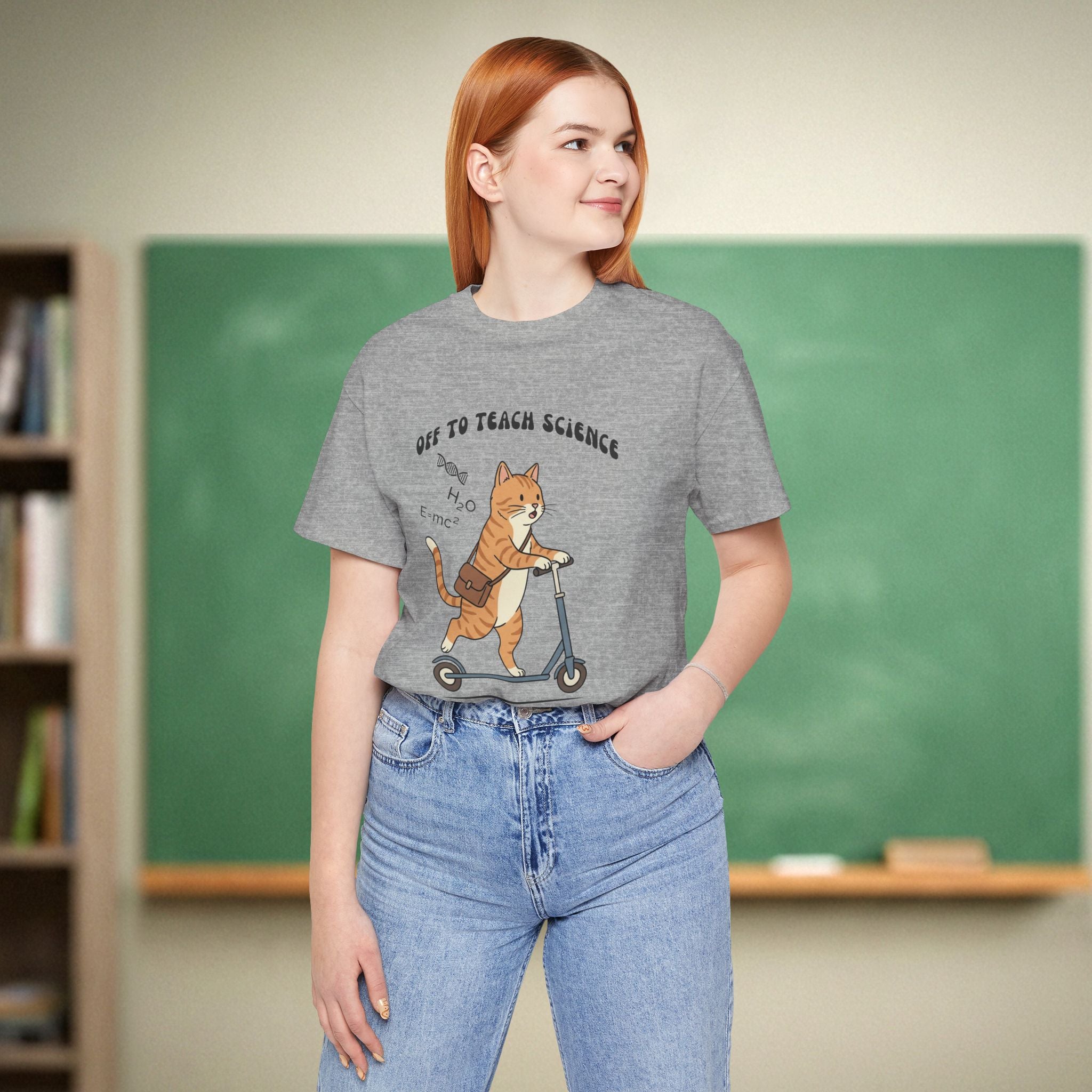 Off to Teach Science | Science Teacher Shirt |  Premium Teacher Tee