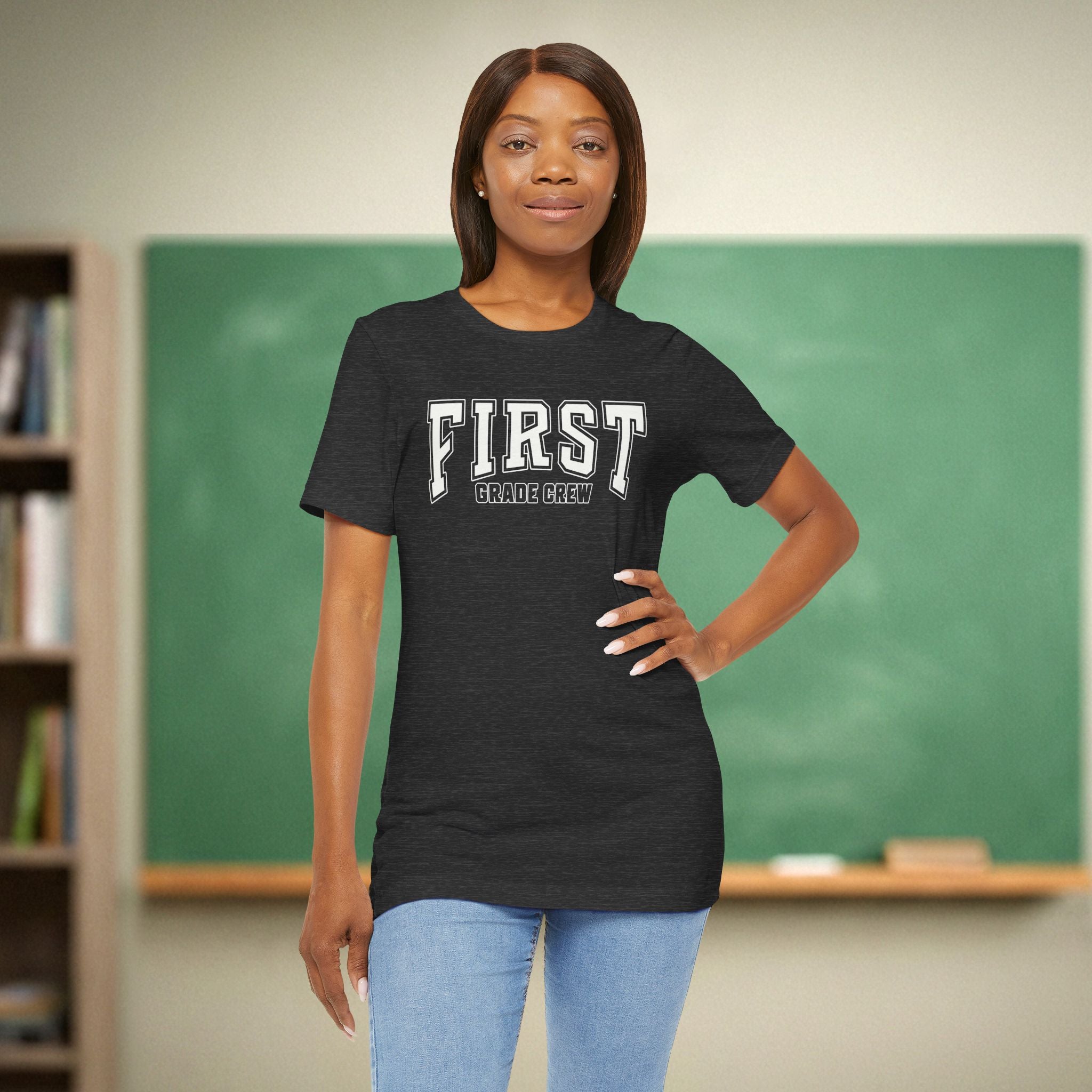 First Grade Crew Shirt | Cute First Grade Teacher Shirt | Teacher Team Gift