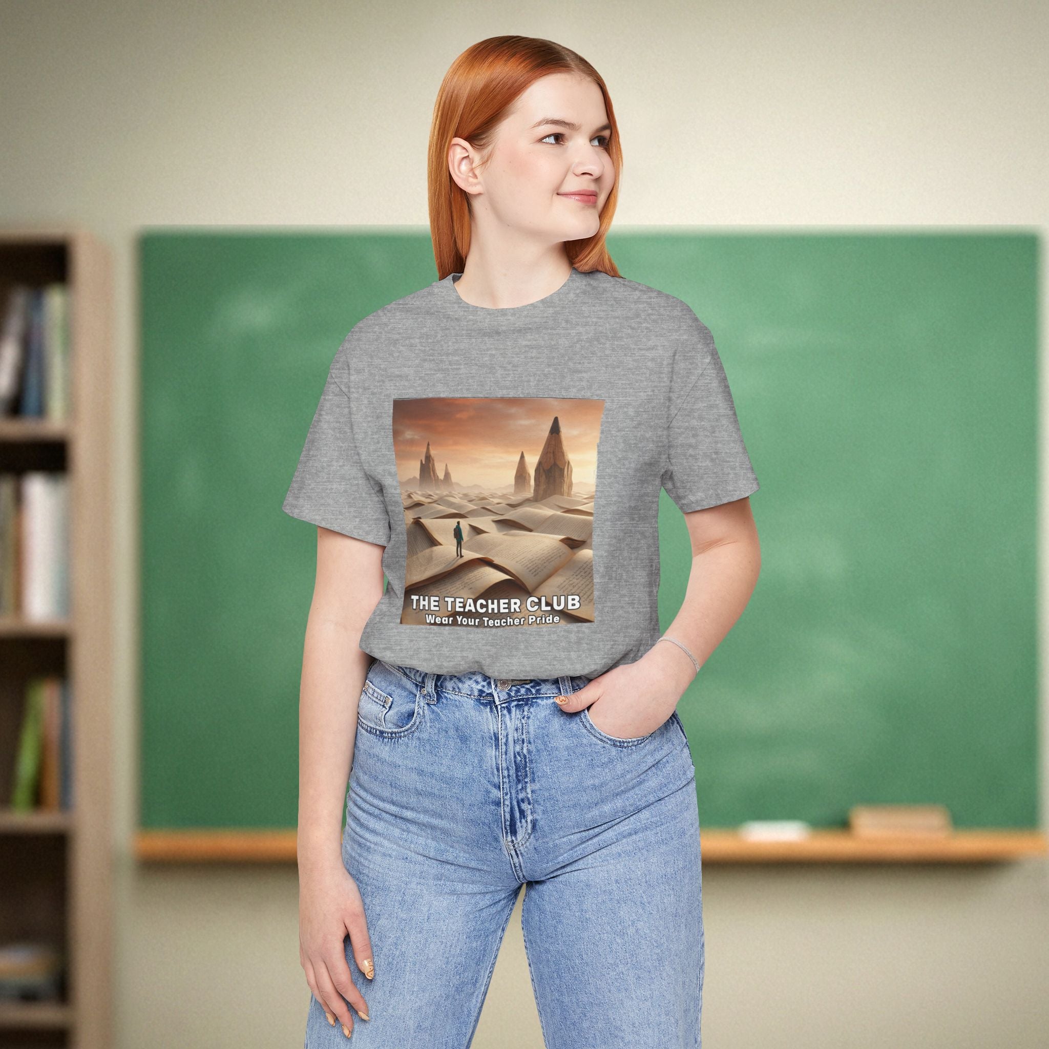 The Teacher Club Shirt | Cinematic Book Dunes Teacher Tee | Bella Canvas 3001