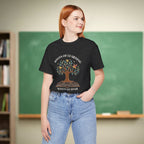 Roots of Learning Wings to Soar | Inspirational Teacher Shirt | Bella Canvas 3001