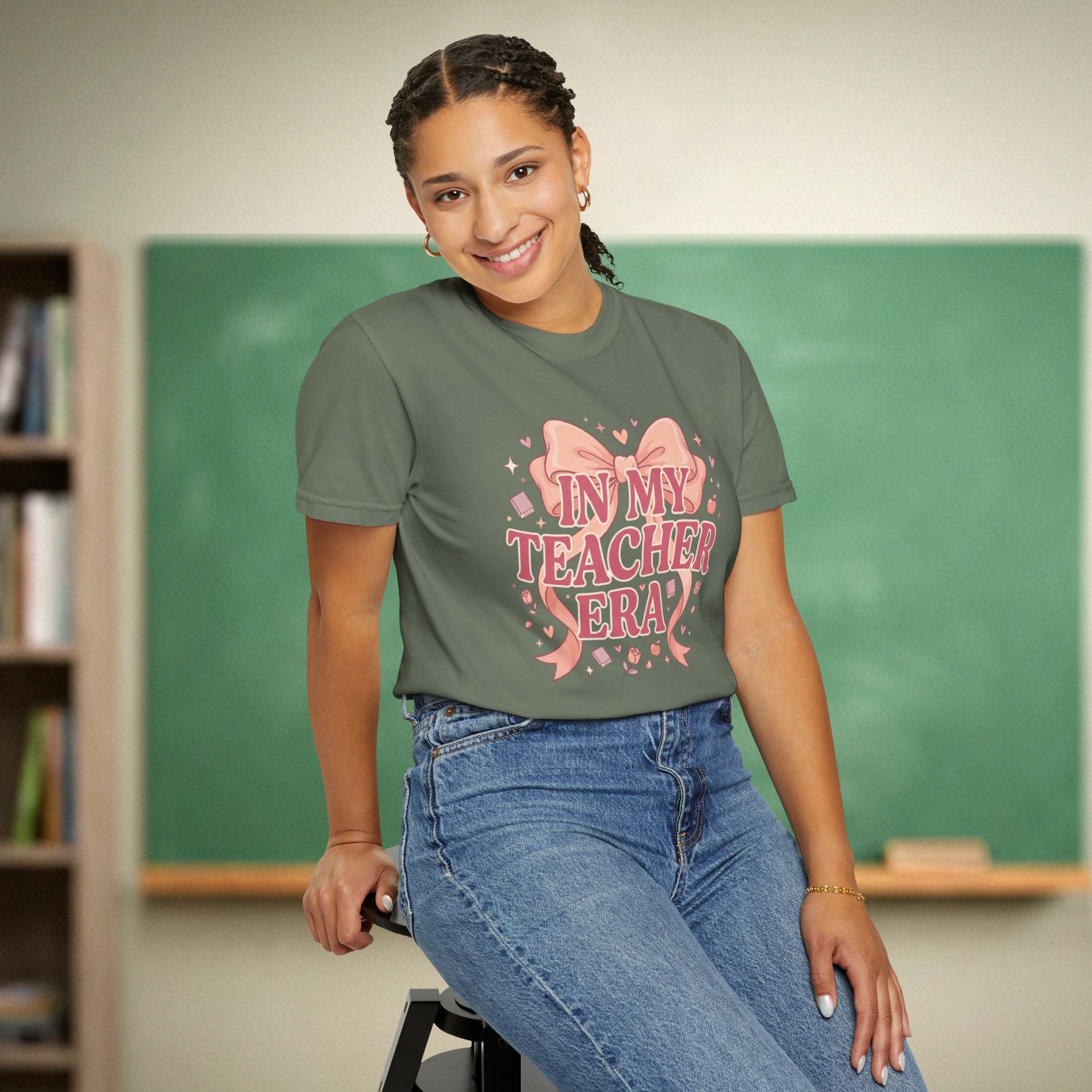 My Teacher Era | Trendy Teacher Shirt | Premium Comfort Colors 1717 Vintage Tee