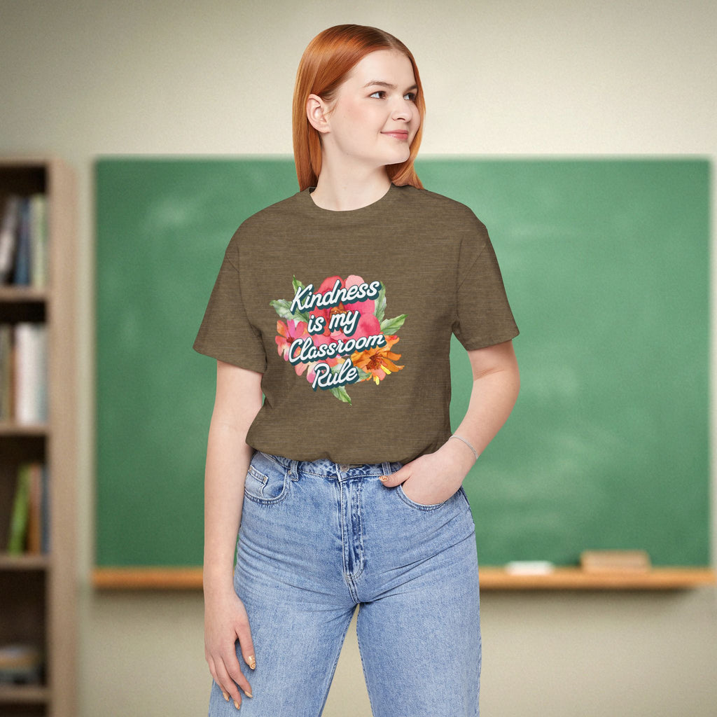 Kindness is my Classroom Rule Shirt | Positive Teacher Tee | Bella Canvas 3001