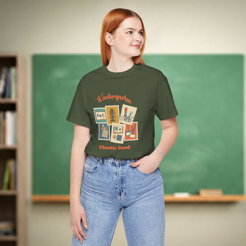 Kindergarten Chaotic Good | Kindergarten Teacher Shirt | Bella Canvas 3001