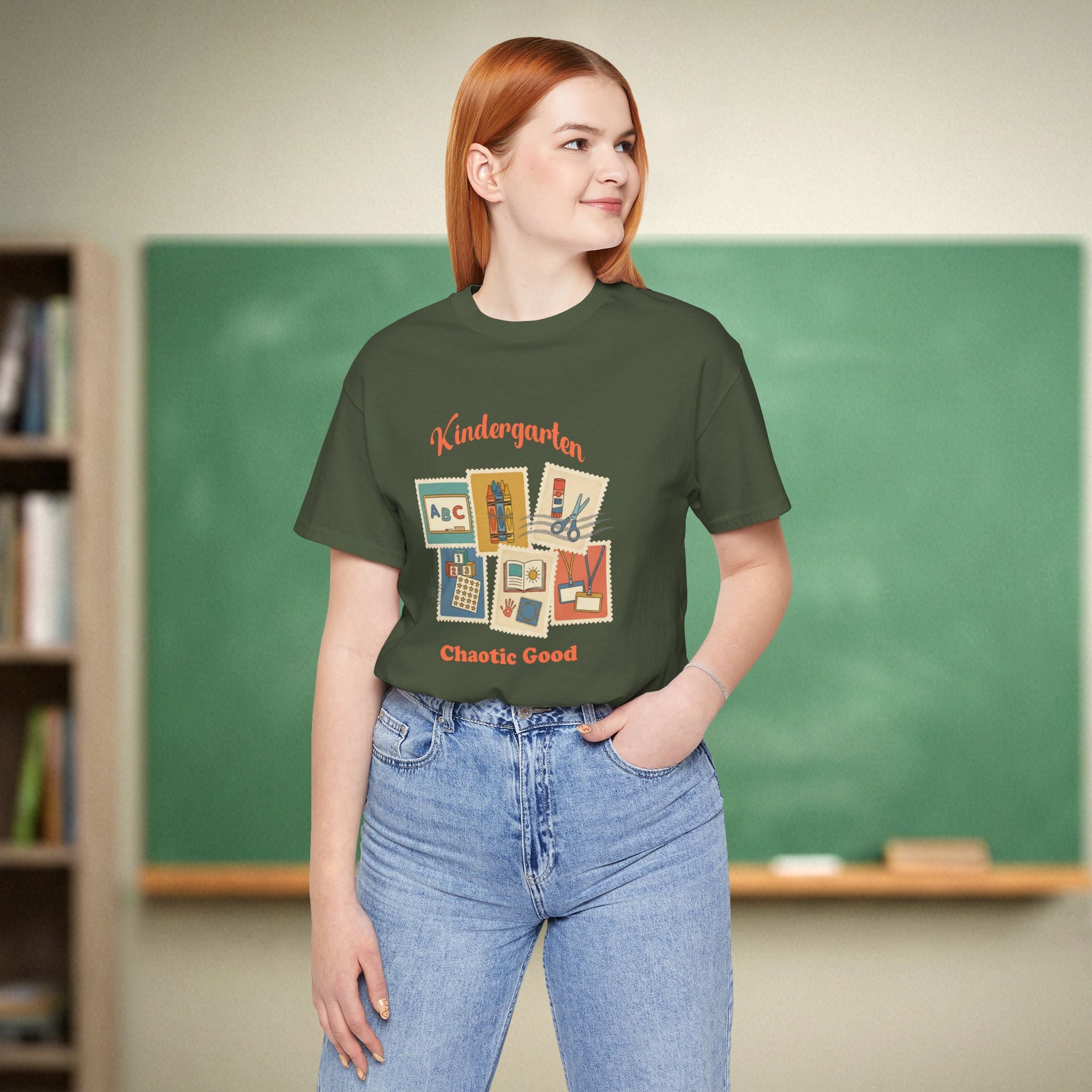 Kindergarten Chaotic Good | Kindergarten Teacher Shirt | Bella Canvas 3001
