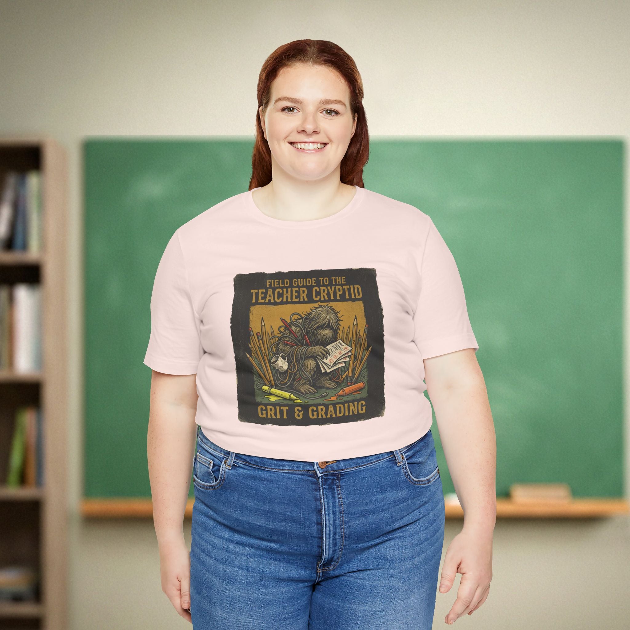 Teacher Cryptid Shirt | Field Guide to the Teacher Cryptid Tee | Bella Canvas 3001