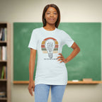 The Future Is Bright Teacher Shirt | Retro Lightbulb Classroom Tee | Bella Canvas 3001